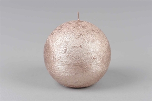 Metallic Kugelkerze, Ø100mm, champagner Metallic Kugelkerze, Ø100mm, champagner