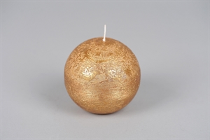 Metallic Kugelkerze, Ø100mm, gold Metallic Kugelkerze, Ø100mm, gold