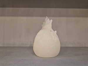 Kerzen Huhn, H13x Ø10cm, asparagus Kerzen Huhn, H13x Ø10cm, asparagus