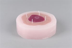 4-Docht Zylinderkerze, H5cm x 170mm, rosa* 4-Docht Zylinderkerze, H5cm x 170mm, rosa*