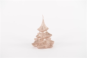 Kerzen Baum H12x Ø10cm, champagner Kerzen Baum H12x Ø10cm, champagner