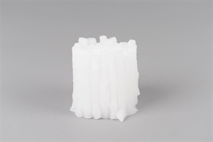 Baumstamm, Ø10 x H11cm, weiss Baumstamm, Ø10 x H11cm, weiss