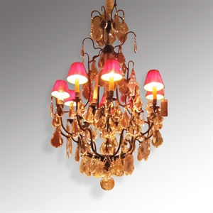 Lampe hängend, elektrisch & mit Kerzen Lampe hängend, elektrisch & mit Kerzen