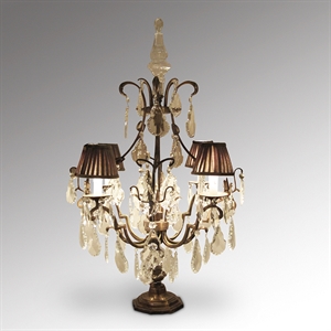 Lampe stehend, mit 4 Leuchten, elektrisch Lampe stehend, mit 4 Leuchten, elektrisch