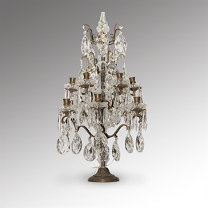 Lampe stehend, mit Kerzen Lampe stehend, mit Kerzen