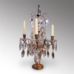 Lampe stehend, mit 4 Kerzen Lampe stehend, mit 4 Kerzen