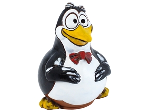 Gartenkeramik, Pinguin 19cm - ohne Stab Gartenkeramik, Pinguin 19cm - ohne Stab