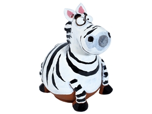 Gartenkeramik, Zebra 20cm, wintertauglich - ohne Stab Gartenkeramik, Zebra 20cm, wintertauglich - ohne Stab