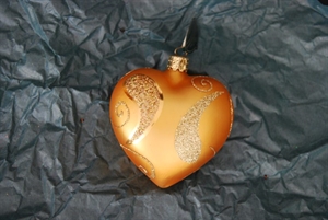 Parodie, Herz 7cm, gold Parodie, Herz 7cm, gold