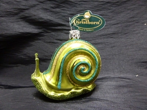 Signe, Schnecke 9cm, grün matt Signe, Schnecke 9cm, grün matt