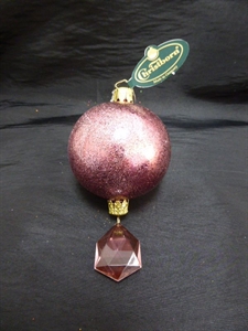 Louna, Kugel 7cm-2sp, altrosa matt Louna, Kugel 7cm-2sp, altrosa matt