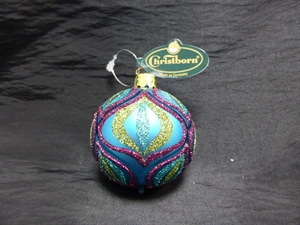 Fedora, Kugel 6cm, türkis matt Fedora, Kugel 6cm, türkis matt