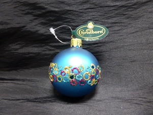 Lilou, Kugel 6cm, türkis matt Lilou, Kugel 6cm, türkis matt