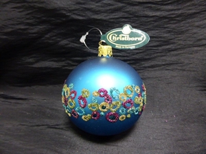 Lilou, Kugel 8cm, türkis matt Lilou, Kugel 8cm, türkis matt