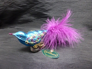 Lilou, Vogel ca.12cm, türkis matt Lilou, Vogel ca.12cm, türkis matt