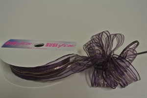 Susifix 25m/ 25mm, Tüll, aubergine Susifix 25m/ 25mm, Tüll, aubergine