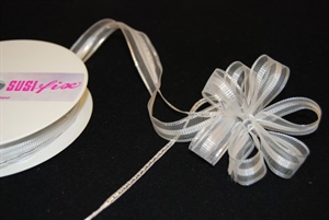 Susifix 25m/ 15mm, Tüllrand, weiss/silber Susifix 25m/ 15mm, Tüllrand, weiss/silber