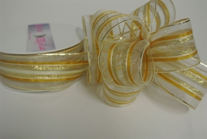 Susifix 25m/ 40mm, Christmas Streifen, weiss/gelb Susifix 25m/ 40mm, Christmas Streifen, weiss/gelb