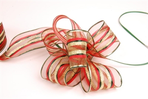 Susifix 25m/ 40mm, Christmas Streifen, rot/grün Susifix 25m/ 40mm, Christmas Streifen, rot/grün