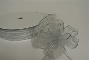 Susifix 50m/ 25mm, brillant lurex, silber Susifix 50m/ 25mm, brillant lurex, silber