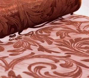 Tischläufer 10m/ 280mm, Ranken, braun Tischläufer 10m/ 280mm, Ranken, braun