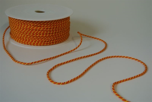 Band 100m/ 2mm, Kordel, gelb/orange Band 100m/ 2mm, Kordel, gelb/orange
