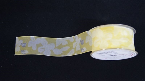 Band 20m/ 40mm, Flora Mab, gelb Band 20m/ 40mm, Flora Mab, gelb