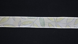 Band 15m/ 25mm, Blatt, gelbgrün Band 15m/ 25mm, Blatt, gelbgrün