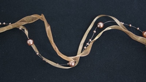 Band 5m/ 20mm, Pearls Mab, braun Band 5m/ 20mm, Pearls Mab, braun