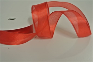 Band 25m/ 25mm, Sheer, erdbeer Band 25m/ 25mm, Sheer, erdbeer