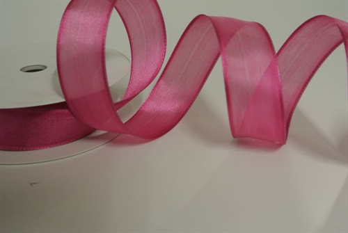 Band 25m/ 25mm, Sheer, fuchsia