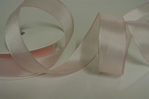 Band 25m/ 25mm, Sheer, hrosa Band 25m/ 25mm, Sheer, hrosa
