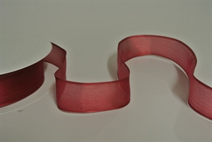 Band 25m/ 25mm, Sheer, bordeaux Band 25m/ 25mm, Sheer, bordeaux
