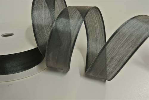 Band 25m/ 25mm, Sheer, schwarz Band 25m/ 25mm, Sheer, schwarz
