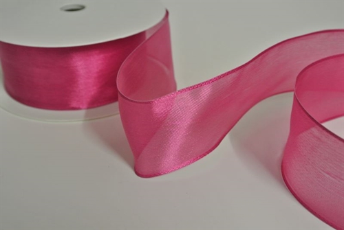 Band 25m/ 40mm, Sheer, fuchsia