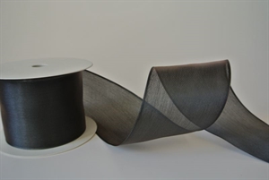 Band 25m/ 70mm, Sheer, schwarz Band 25m/ 70mm, Sheer, schwarz