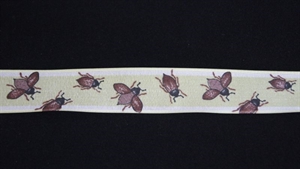 Band 25m/ 25mm, Maikäfer, braun/grün Band 25m/ 25mm, Maikäfer, braun/grün