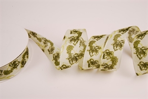 Band 20m/ 25mm, Traube, grün Band 20m/ 25mm, Traube, grün