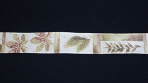 Band 20m/ 25mm, Blätter, olive Band 20m/ 25mm, Blätter, olive