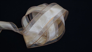 Band 20m/ 40mm, Tüllrand, mandarin Band 20m/ 40mm, Tüllrand, mandarin