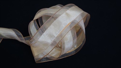 Band 20m/ 40mm, Tüllrand, mandarin Band 20m/ 40mm, Tüllrand, mandarin