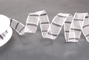 Band 15m/ 25mm, Streifen, schwarz Band 15m/ 25mm, Streifen, schwarz