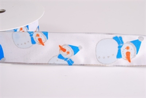 Band 25m/ 40mm, Schneemann, blau Band 25m/ 40mm, Schneemann, blau