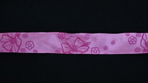 Band 20m/ 25mm, Hibiskus, fuchsia Band 20m/ 25mm, Hibiskus, fuchsia