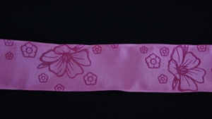 Band 20m/ 40mm, Hibiskus, fuchsia Band 20m/ 40mm, Hibiskus, fuchsia