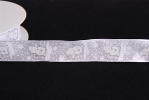 Band 25m/ 25mm, Schneemann, weiss Band 25m/ 25mm, Schneemann, weiss