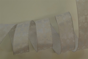 Band 25m/ 25mm, Ornament, weiss Band 25m/ 25mm, Ornament, weiss