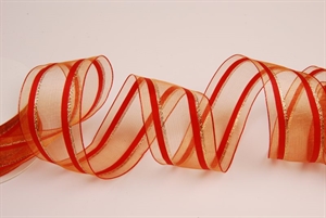 Band 20m/ 40mm, Harem Sheer, rot Band 20m/ 40mm, Harem Sheer, rot