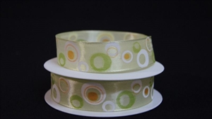 Band 20m/ 25mm, Circle, grün Band 20m/ 25mm, Circle, grün