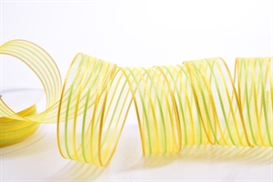 Band 20m/ 25mm, Sheer Stripe, gelb Band 20m/ 25mm, Sheer Stripe, gelb